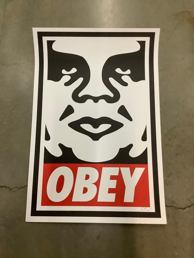 Shepard Fairey Obey SIgned lithograph (1 of 1)