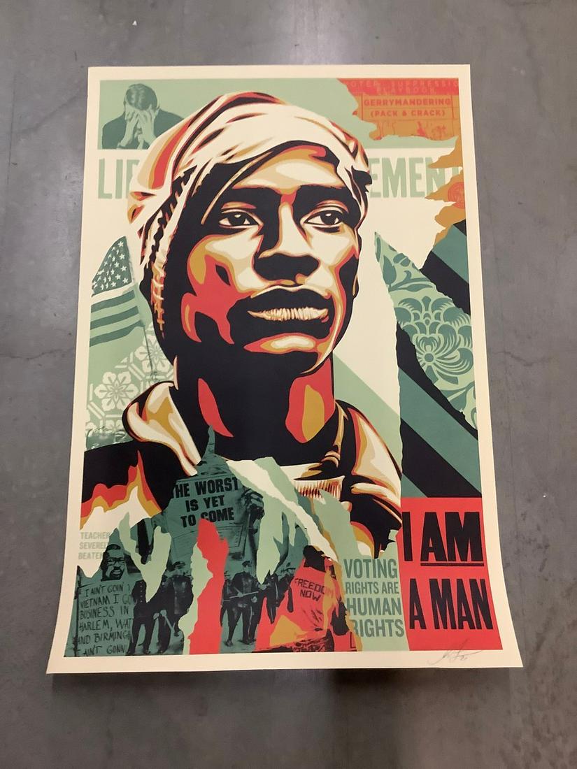 Fairey SIgned Lithograph 37x24 (1 of 1)