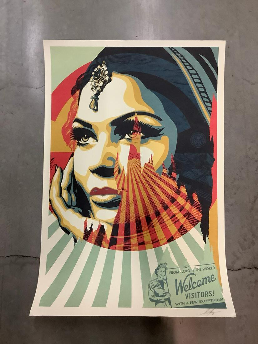 Fairey signed lithograph (1 of 1)