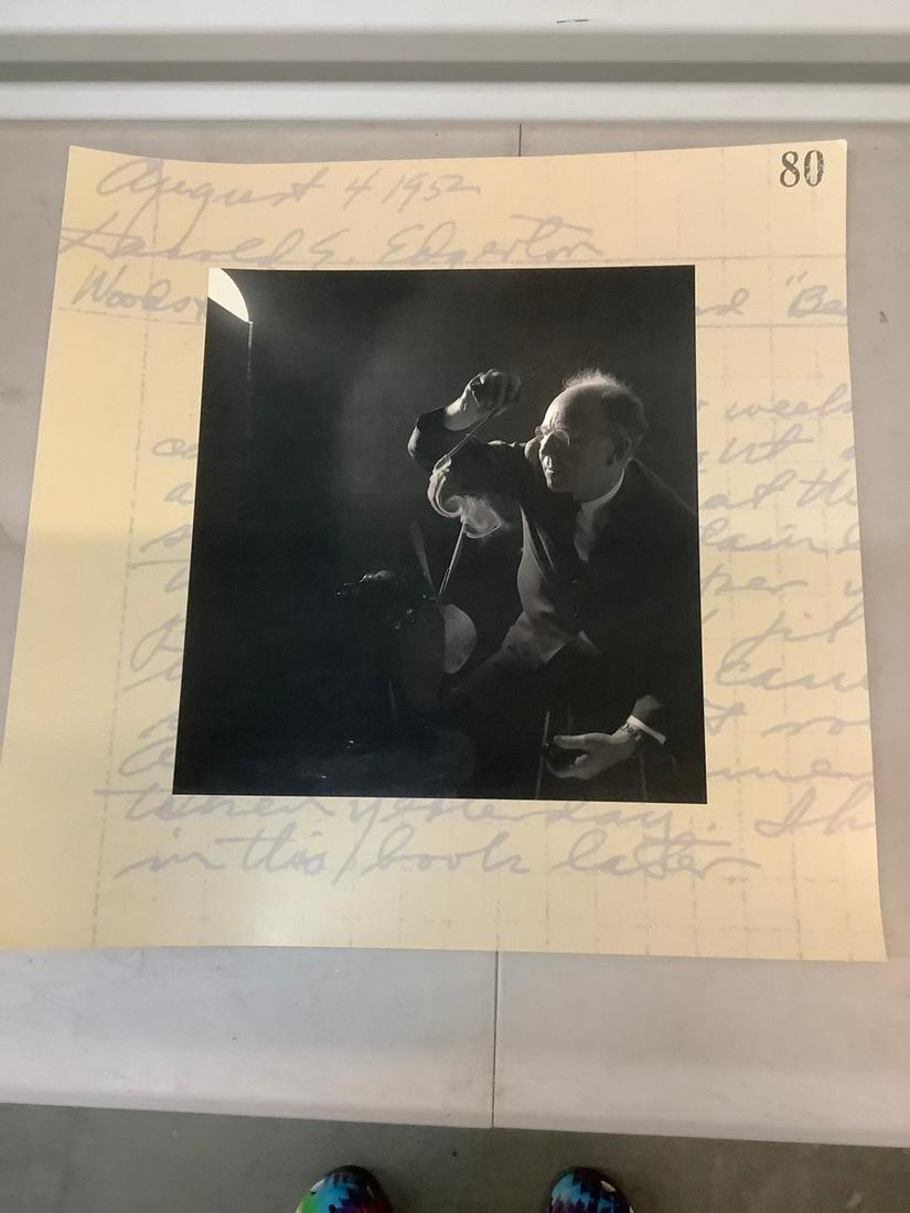 Arnold Newman "Or Harold E Edgerton" 1962 litho 19x19 (1 of 1)