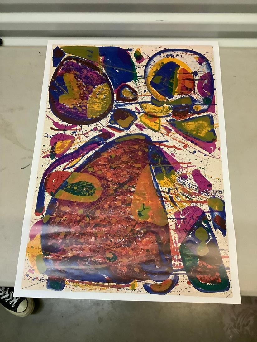 Sam Francis Litho: Sam Francis Litho
