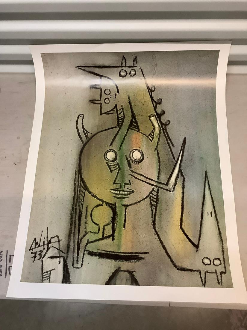 Wifredo Lam Lithograph 26x21 (1 of 1)