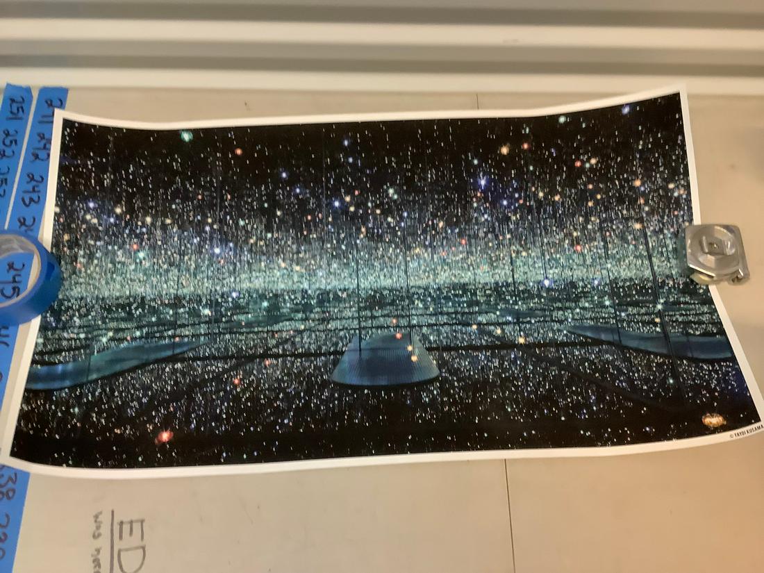 Yayoi Kusama " Infinity Mirror Room" litho 16x29 (1 of 1)