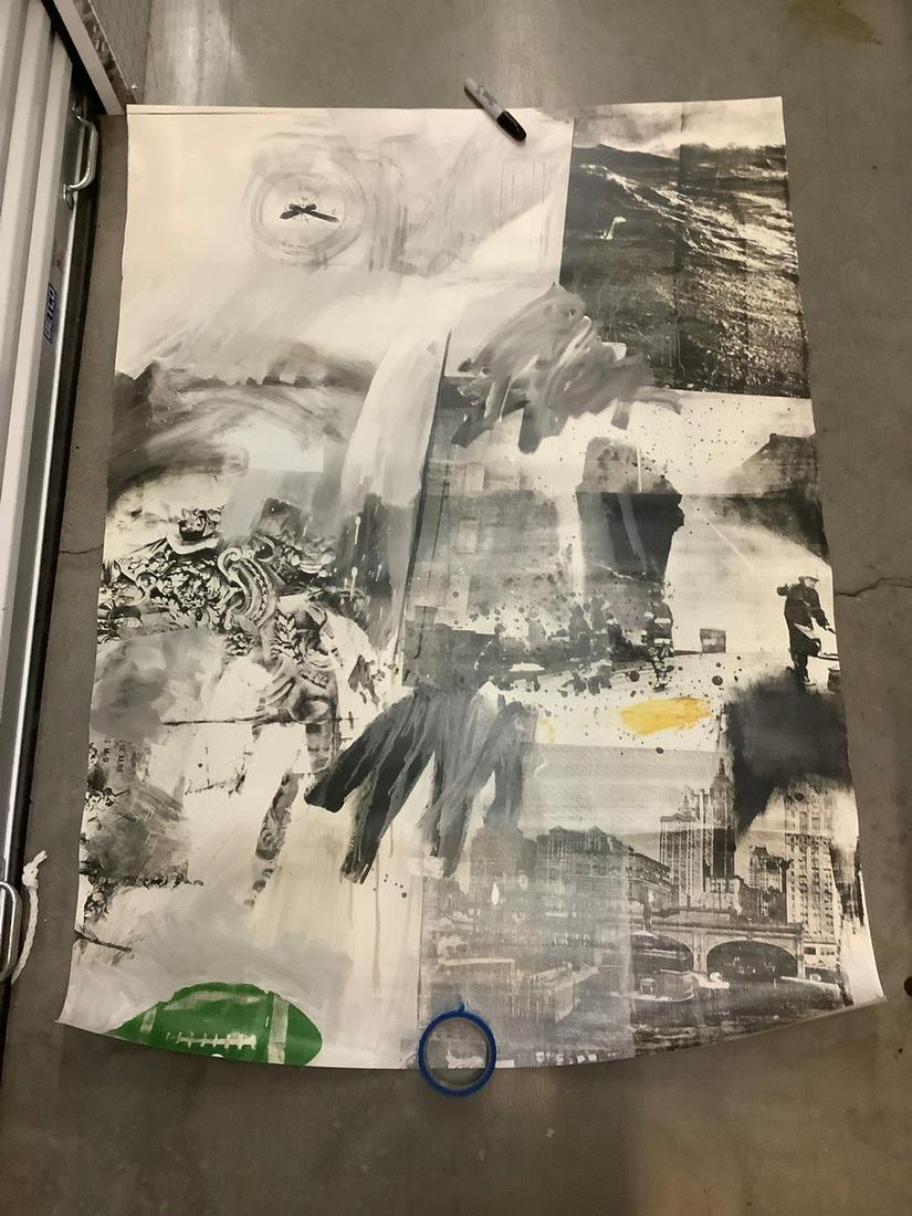 Robert Rauschenberg Large lithograph 55x40 (1 of 1)