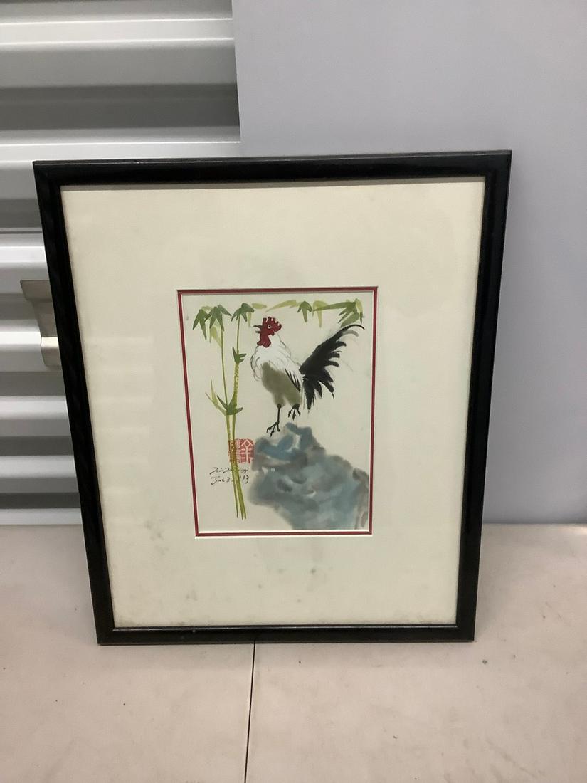 Chinese signed watercolor 12x15 (1 of 1)