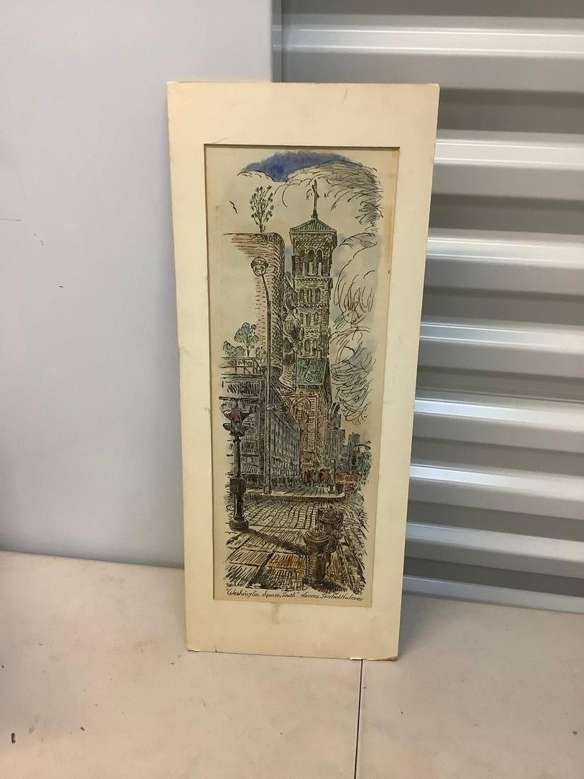 "Washington Sq. South"James Holme art 20x8 (1 of 1)