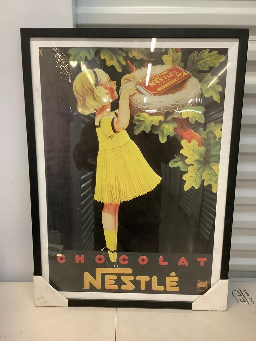 Nestle Chocolate framed print 21 x 28 (1 of 1)