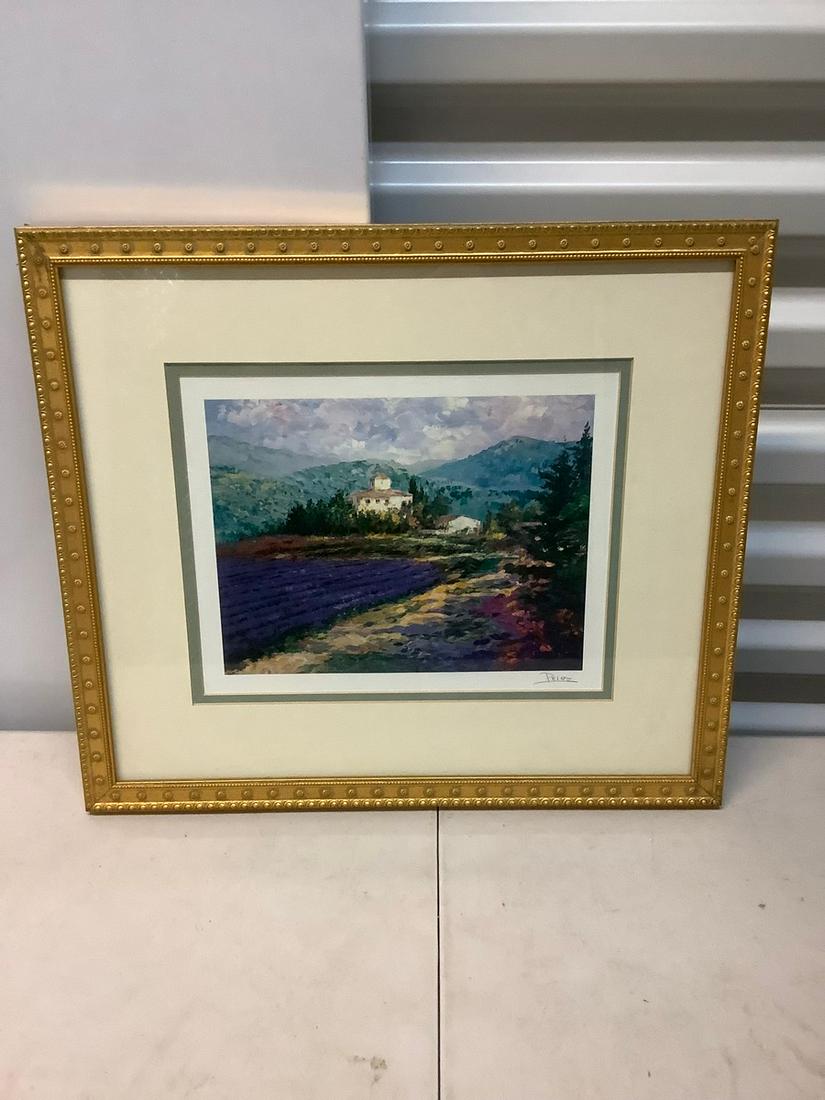 Signed framed artwork 14x16 (1 of 1)