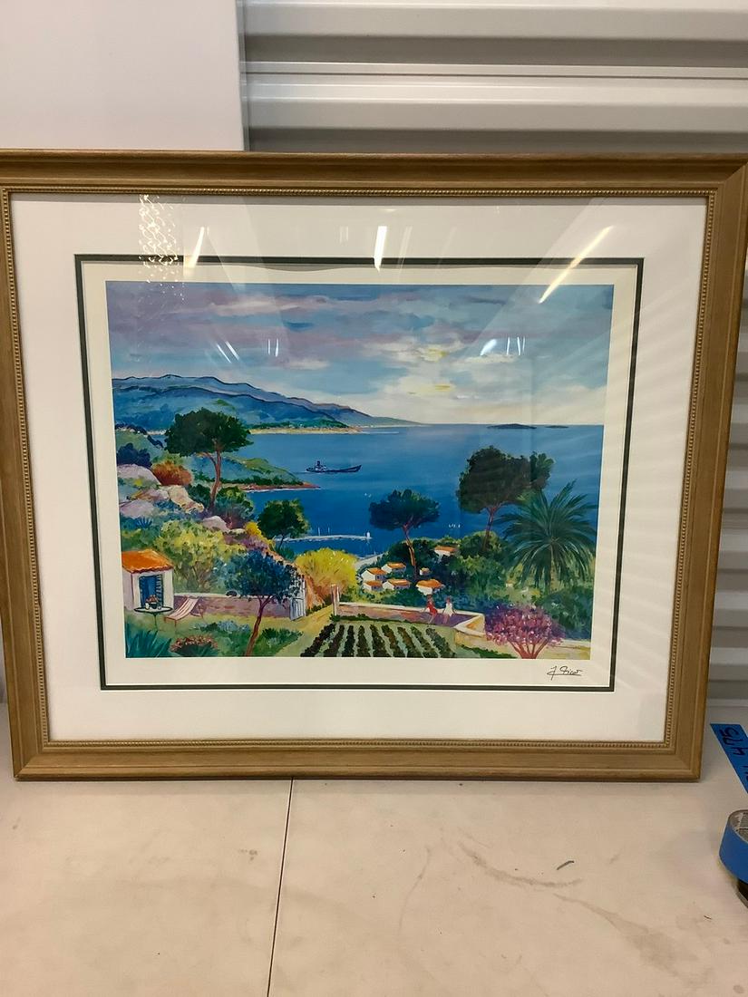 Original signed artwork tropical villa 26x31 (1 of 1)