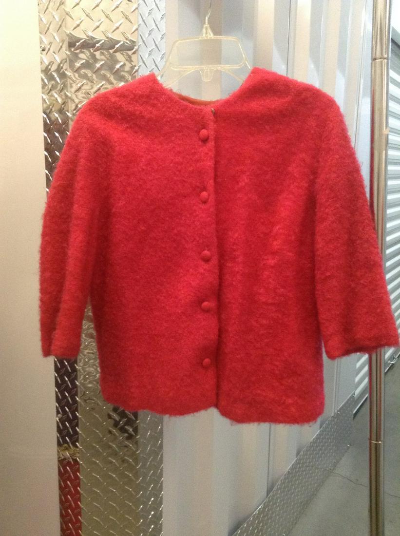 Vintage Hot Pink 3/4 Sleeve Jacket no tags: Vintage Hot Pink 3/4 Sleeve Jacket no tags
