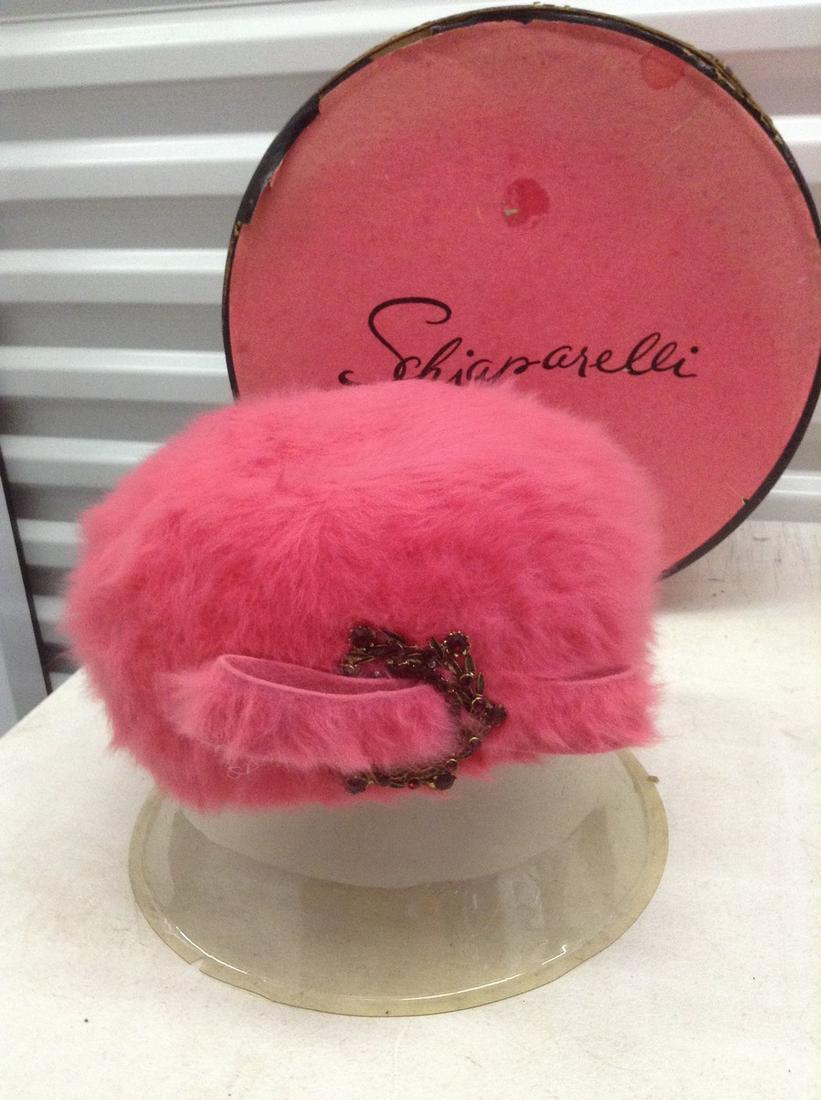 Vintage Hi Ki by New Wadley Hot Pink Monte Carlo Hat- hat form not included (1 of 1)