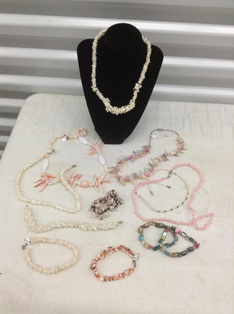 Large lot of Shell Necklaces and Bracelets: Large lot of Shell Necklaces and Bracelets