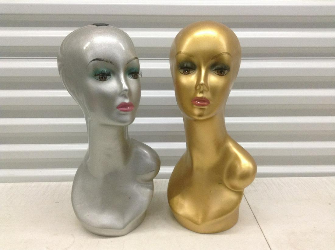 Two Mannequin Busts 19" tall (1 of 1)