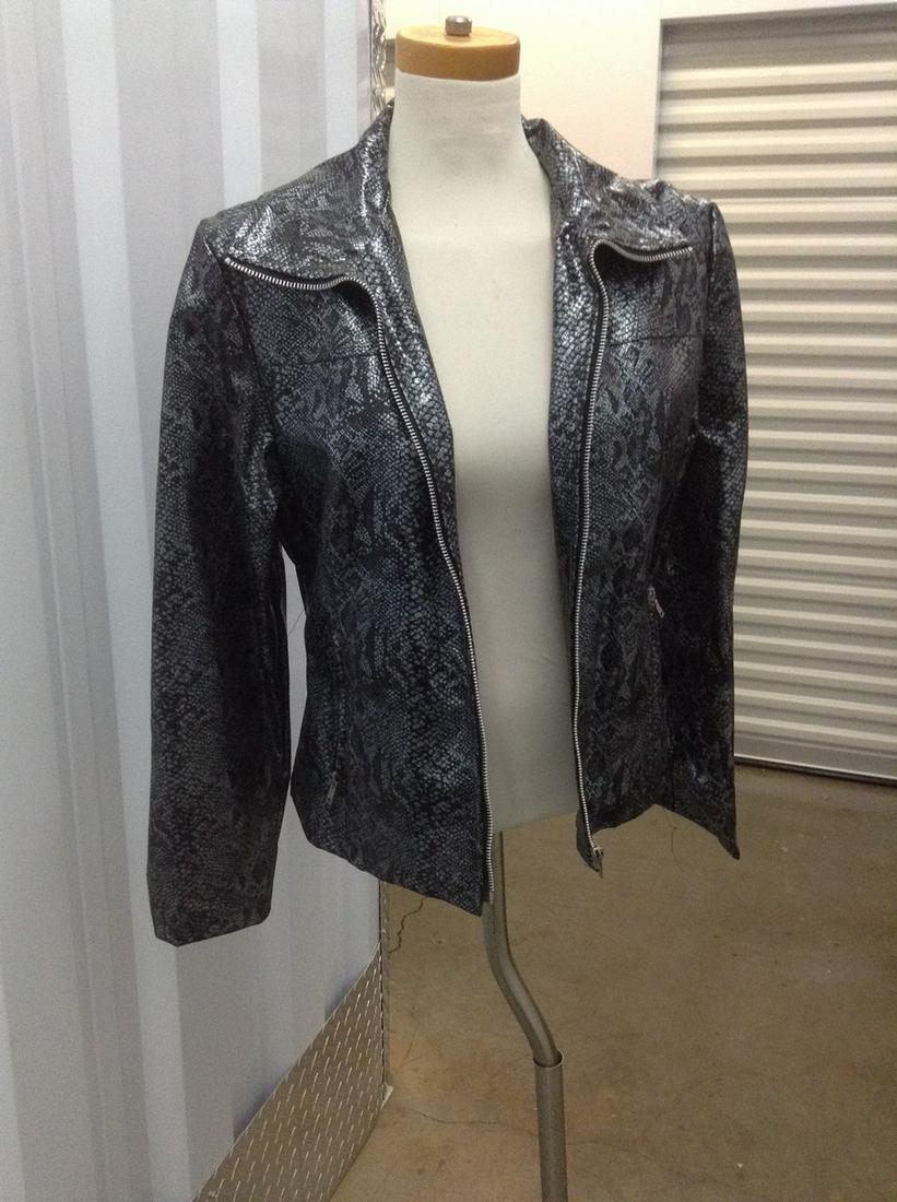Retro Snakeskin Print Jacket No Size (1 of 1)