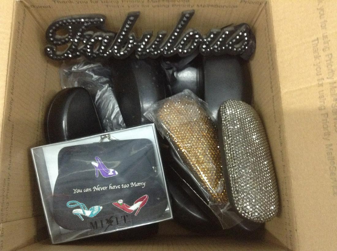 Box full of empty Sunglass Cases and more (1 of 1)