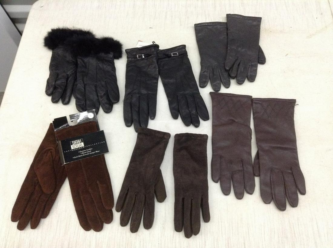 Leather Gloves two pair new with tags (1 of 1)