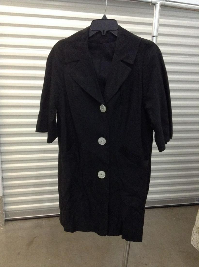 Vintage Union Made Large MOP Buttons Long Jacket/Dress no size (1 of 1)
