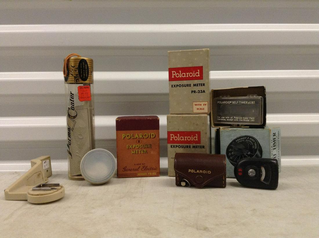 Lot of Polaroid Exposure Meters and More (1 of 1)