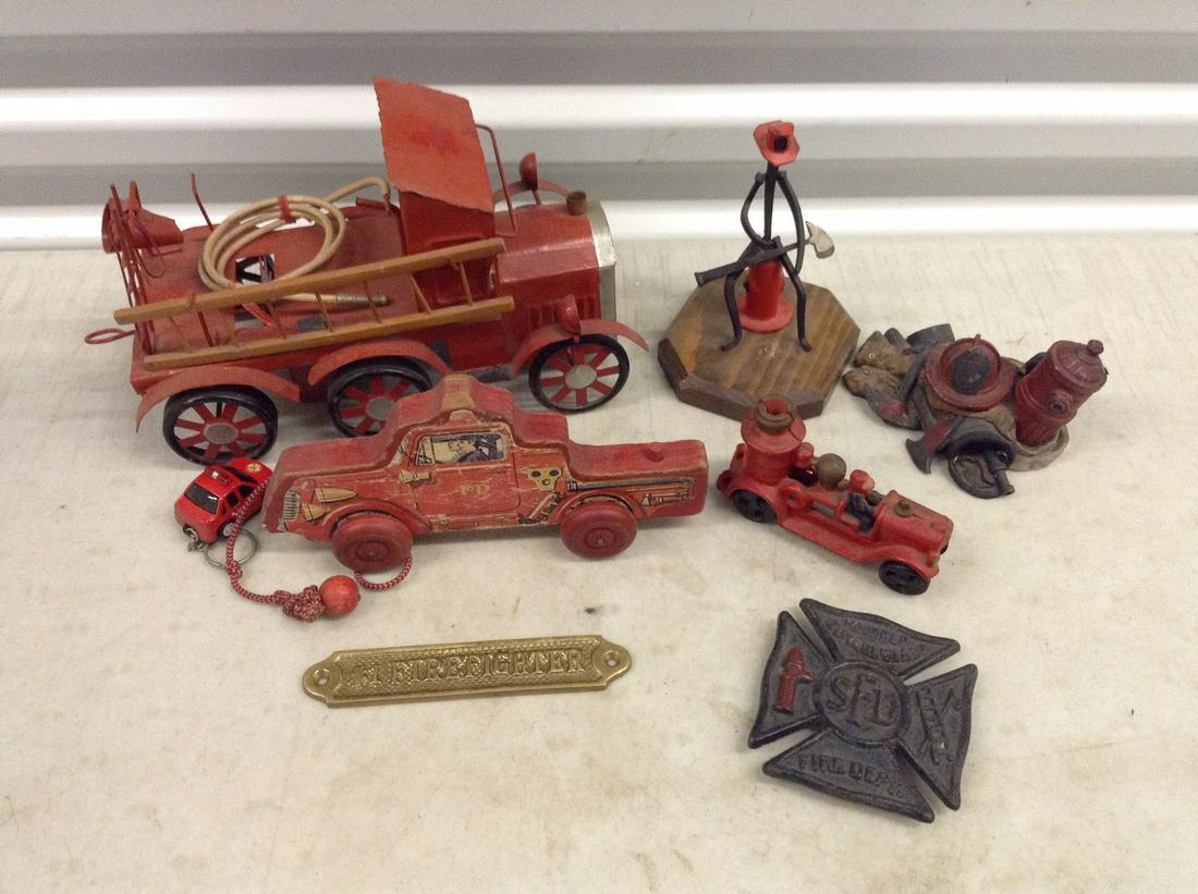 Lot of Fireman Trucks, Accessories and More (1 of 1)