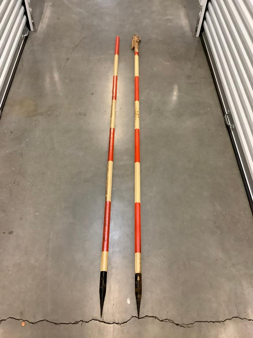 Two Surveyor Poles (1 of 1)