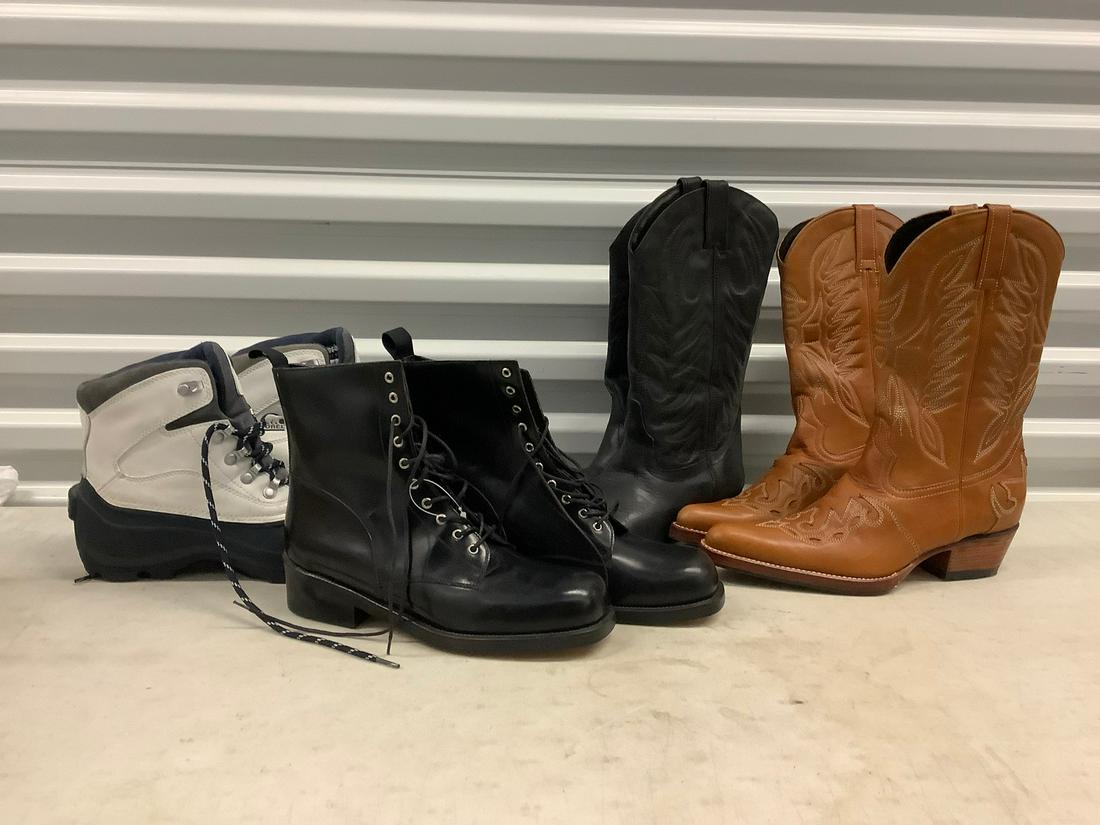 Lot of Cowboy Boots, Sorel Boots and More Sizes 9-10: Lot of Cowboy Boots, Sorel Boots and More Sizes 9-10