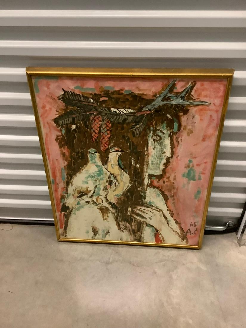Original Vintage Artwork 29.5"x25" (1 of 1)