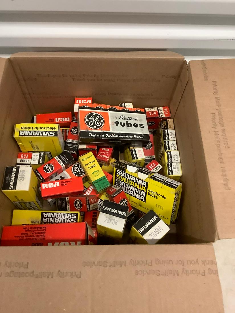 Lot of RCA Electron Tubes, Sylvania, and more (1 of 1)