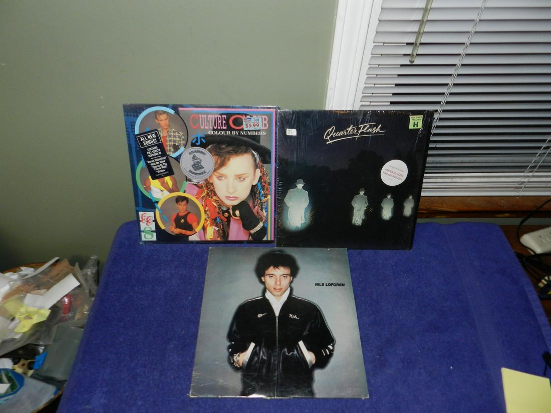 3 Albums Lps Culture Club Quarterflash Nils Lofgren (1 of 1)