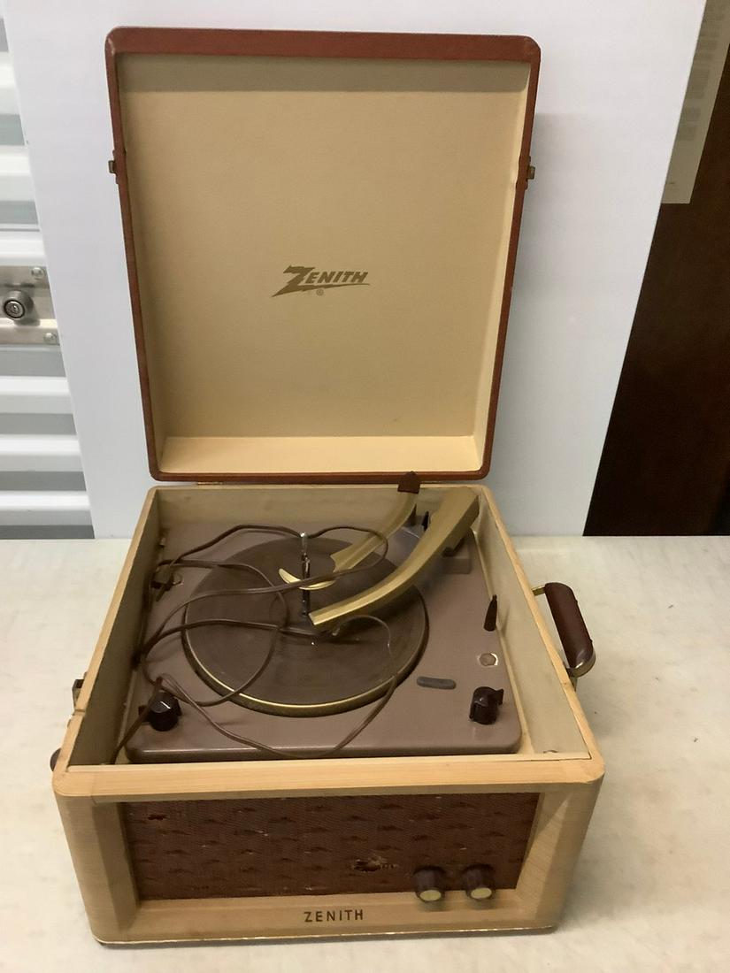 Zenith Vintage Record Player Model Number Zp 8l