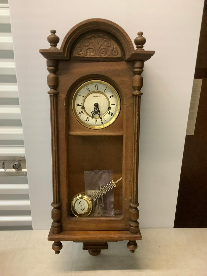 Howerd Miller Westminster Chime Key Wind Pendulum Movement Clock (32.5" tall) (1 of 1)
