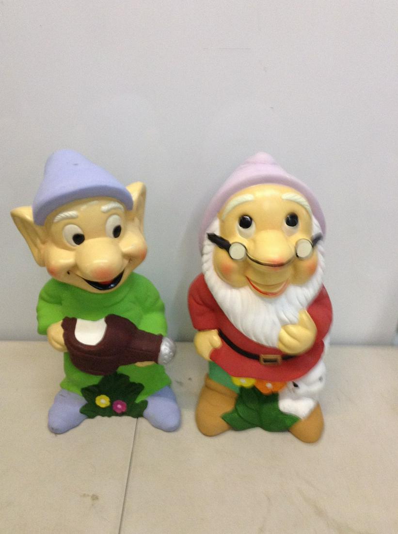 2 snow white 7 dwarves coin banks 12 inch tall: 2 snow white 7 dwarves coin banks 12 inch tall