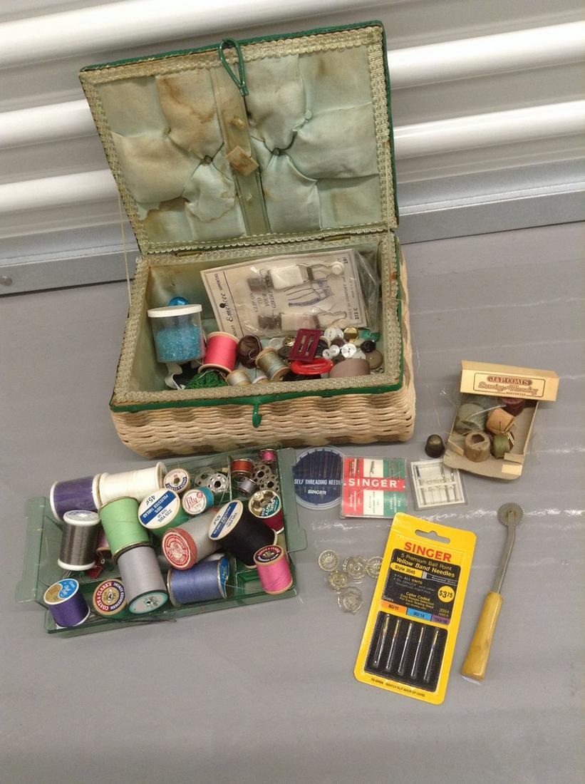 Sewing Box full of Vintage Sewing: Sewing Box full of Vintage Sewing