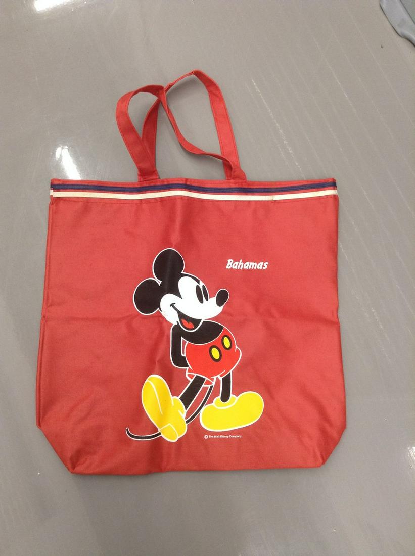 Vintage Walt Disney Mickey Mouse Bahamas Heavy Duty Tote Bag (1 of 1)