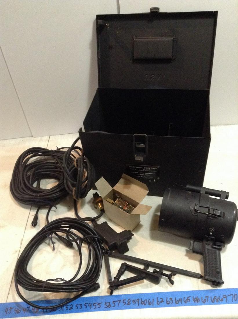 WWII US Navy Signaling Light NOS (1 of 1)