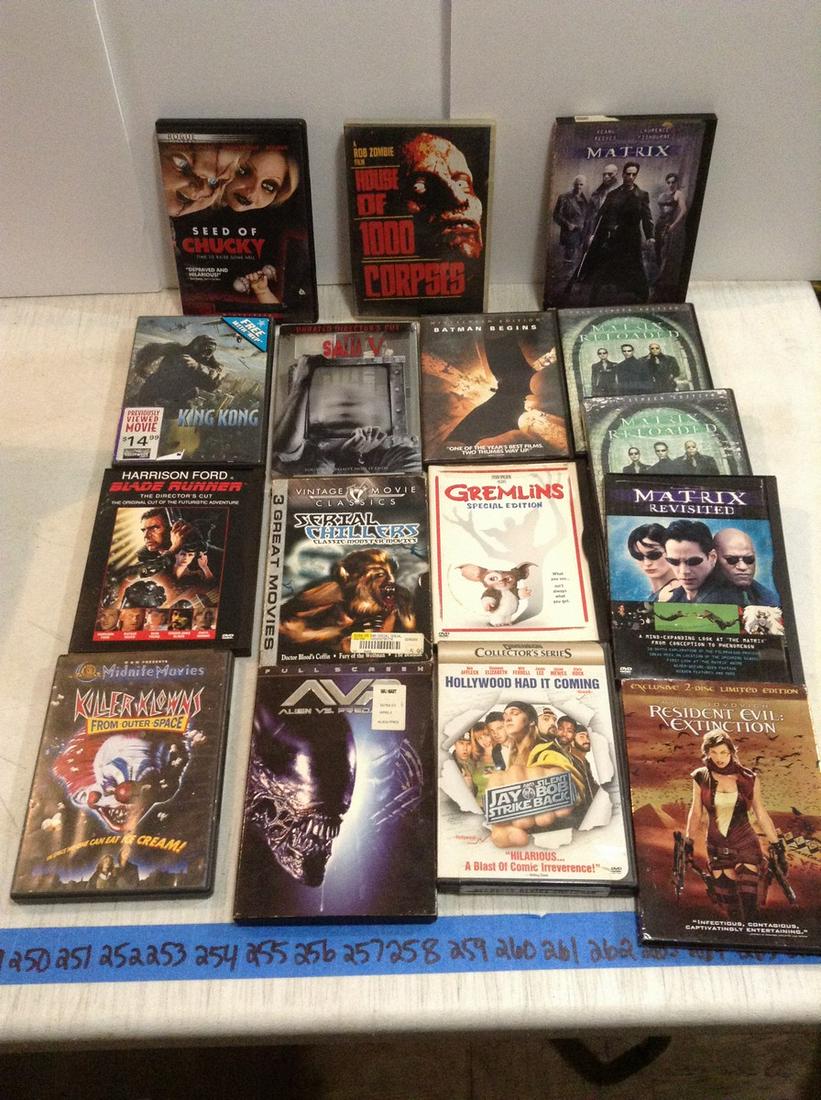 Large lot of Director's Cut, Special Edition and other Mostly Horror DVDs (1 of 1)