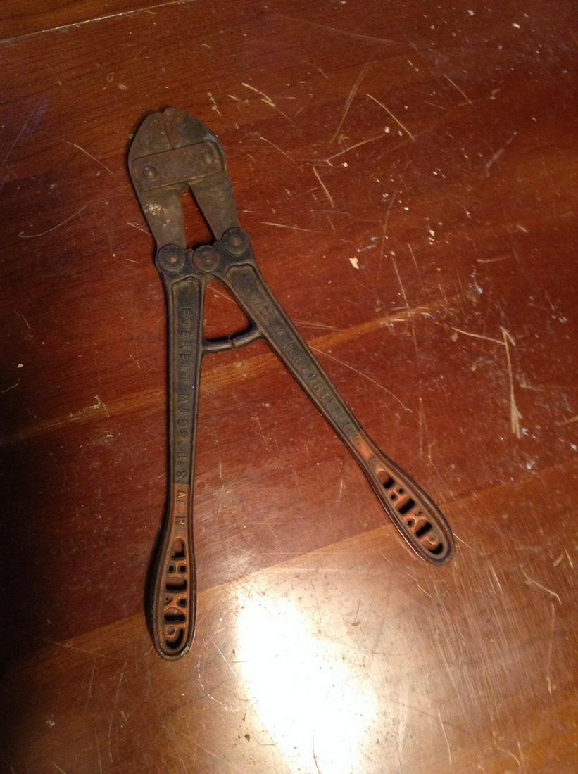 Antique H.K. porter bolt cutters 12 inches long (1 of 1)