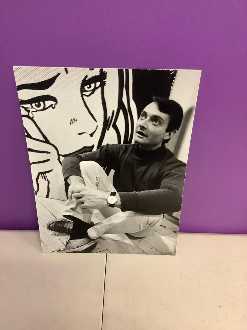 Dennis Hopper Roy Lichtenstein photo print 13 x 9 1/2 (1 of 1)