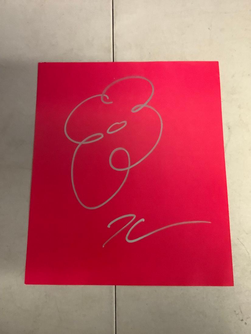 Jeff Koons flower drawing 11x9 (1 of 1)