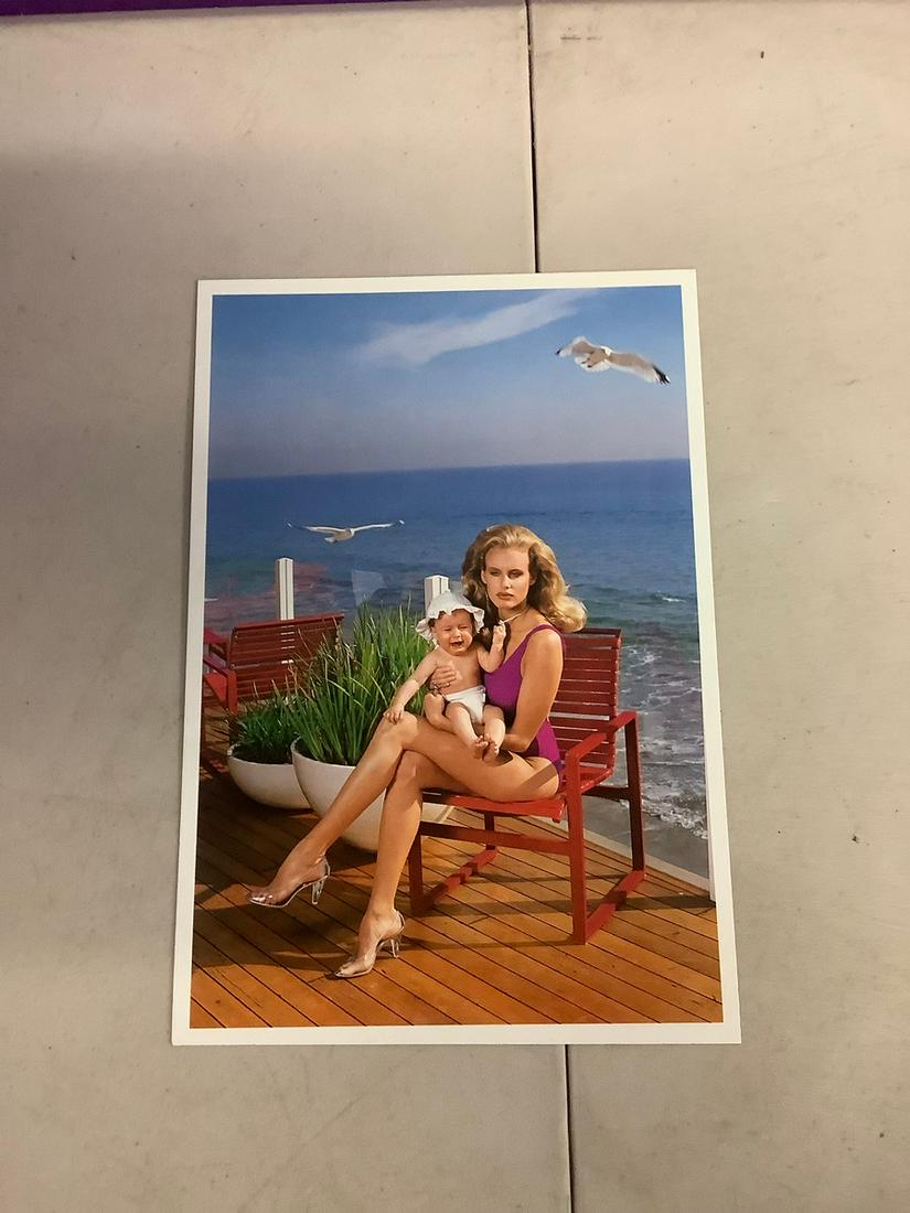 Helmut Newton photo print in colors mounted 9x7 (1 of 1)