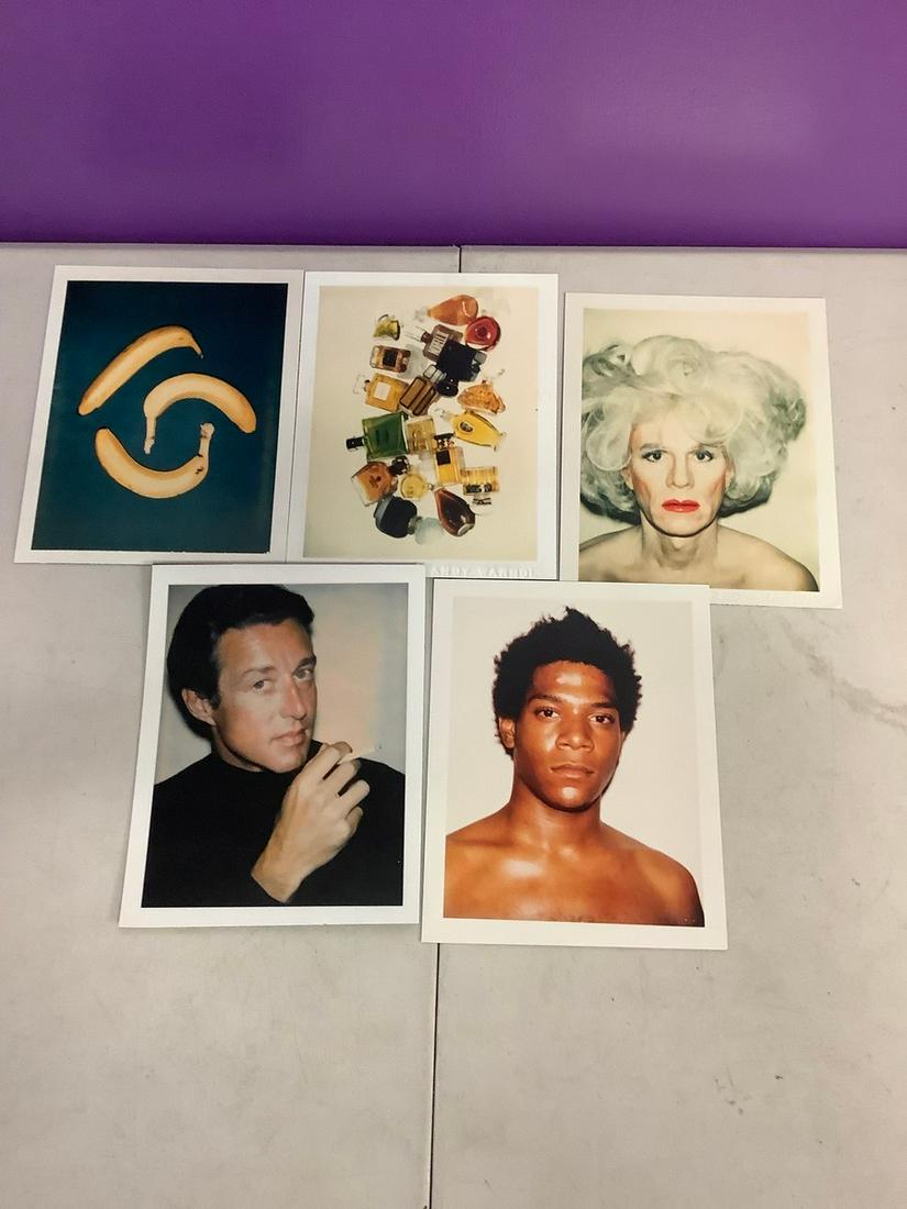 After andy warhol photo print lot of 5 7x6 (1 of 1)