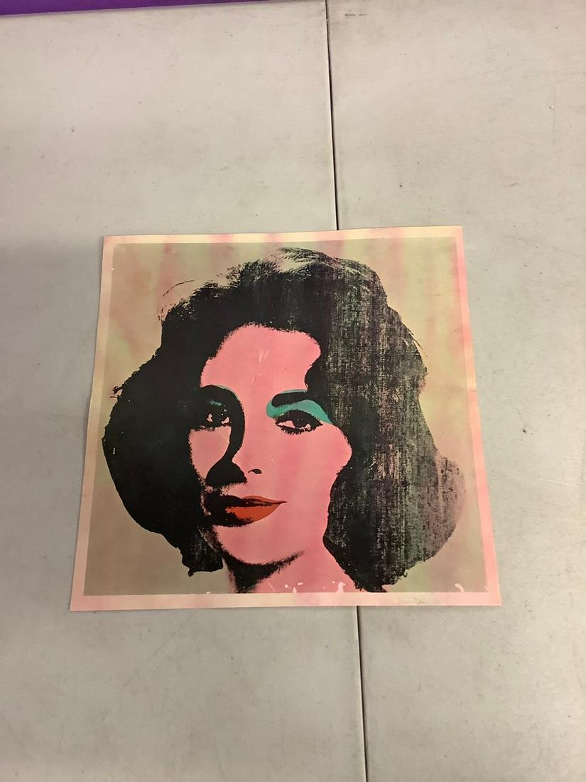 Andy Warhol Liz Taylor offset prints 8x8 (1 of 1)