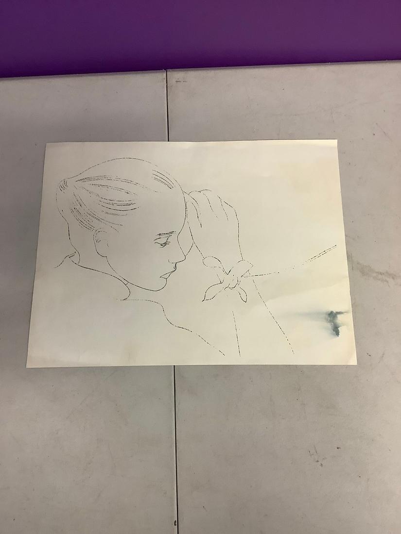 After Andy Warhool offset litho with warhol stamp to verse 10 x 8 (1 of 1)