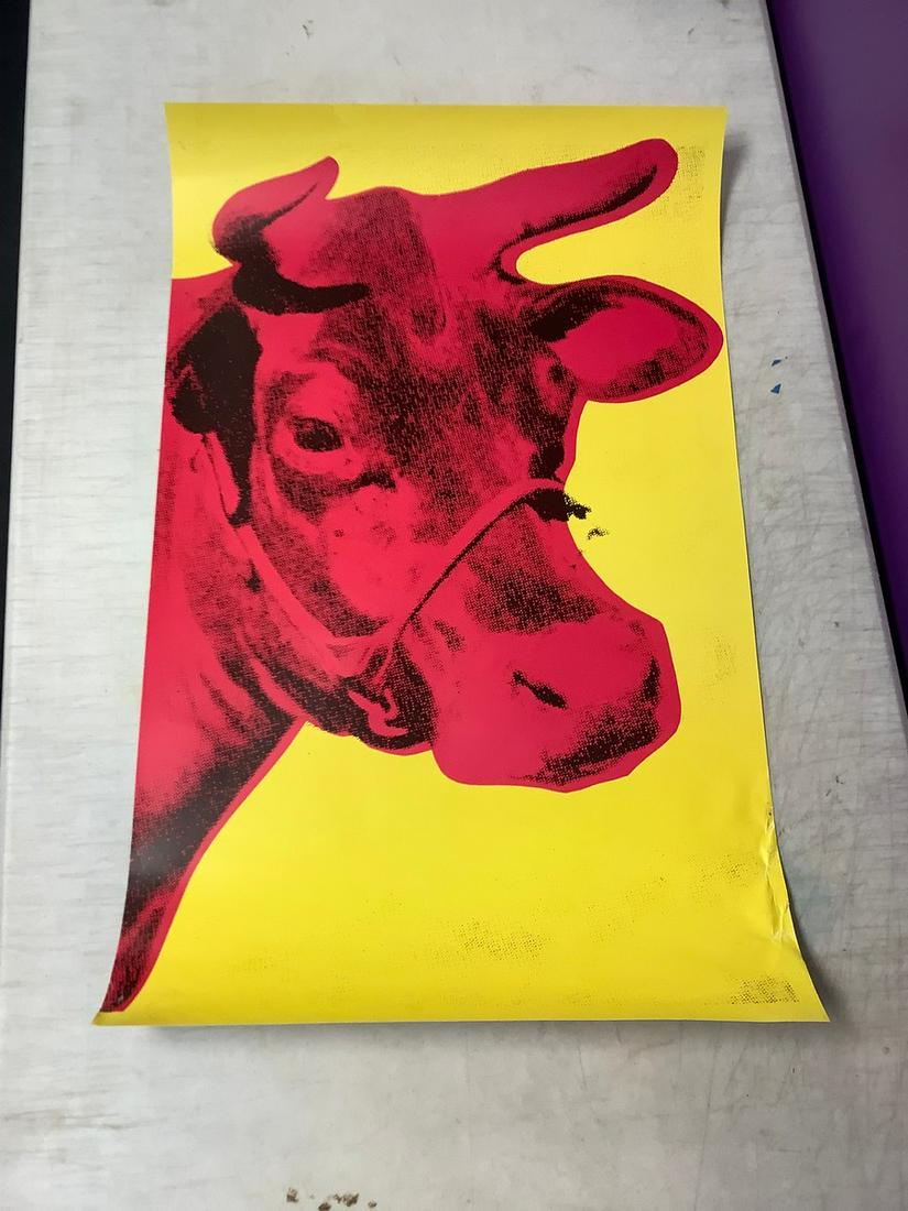 After Andy Warhol "Cow" litho 33x20 (1 of 1)