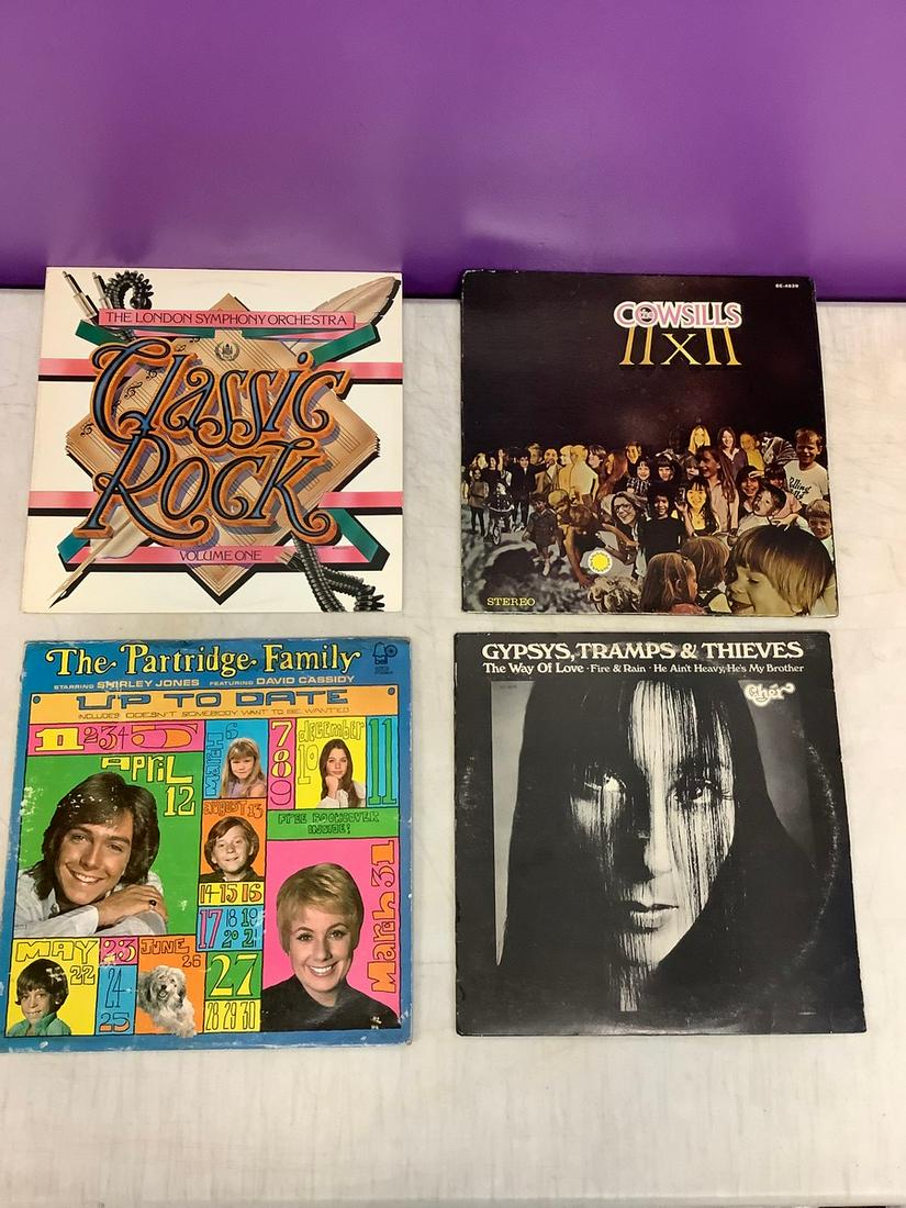 1970's Albums Cher, Cowsills, Partridge Family: 1970's Albums Cher, Cowsills, Partridge Family