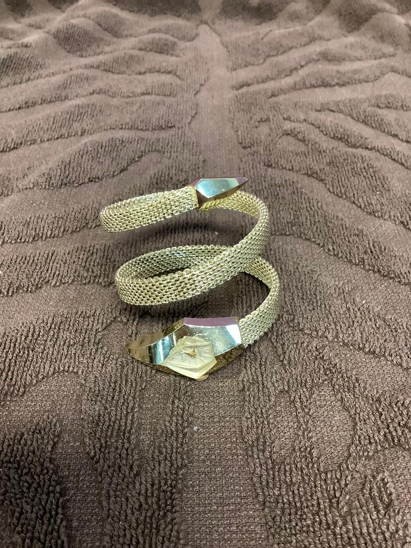 Vintage Medara Snake Wrap Bracelet Swiss Watch (1 of 1)