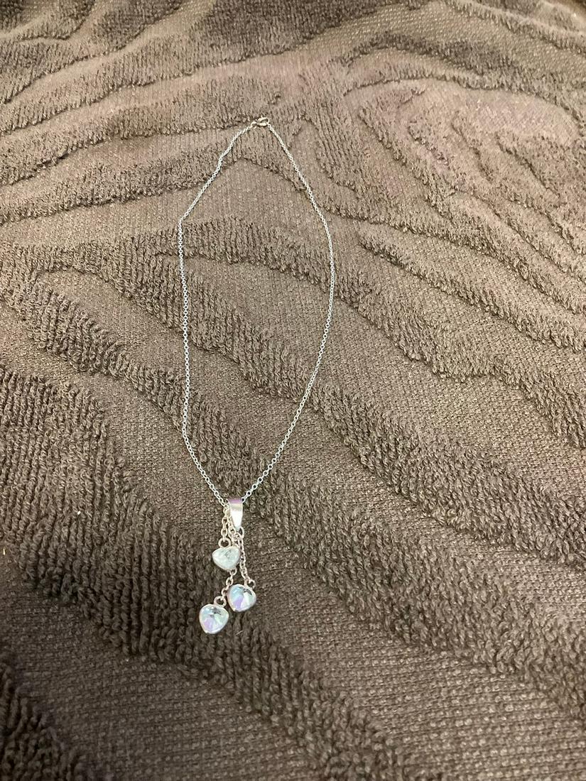 Sterling Chain with Silver Drops Pendant (1 of 1)