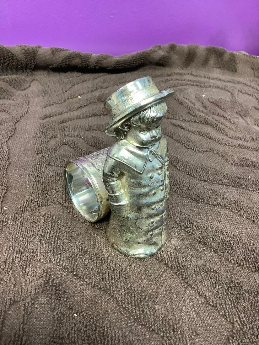 Vintage Victorian Boy Napkin Ring 4" tall: Vintage Victorian Boy Napkin Ring 4" tall
