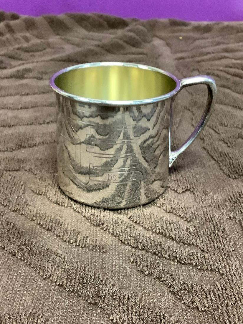Vintage Silver Signed "Oneida" baby Cup (1 of 1)