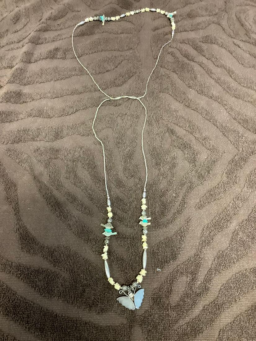 Vintage Native American Double-Strand Fetish Necklace (1 of 1)