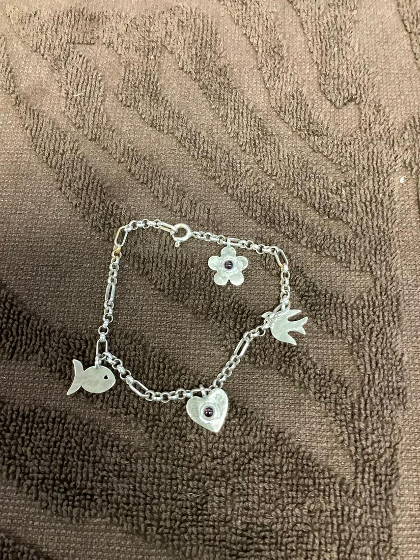 Sterling Charm Bracelet: Sterling Charm Bracelet